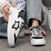 Spring Fashion Versatile Student Casual Board Shoes Men's Shoes, White Red White Black Rice Green