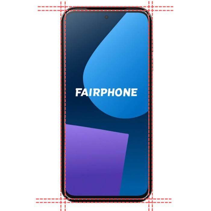Härdat glasfilm för Fairphone 5 [4-pack] Skärmskydd Phonillico®