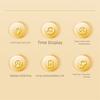 Dimming Touch Night Light Digital Clock Sleeping Lamp Bedside Table Clock LED Table Lamp  Kids Room