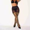 Stockings Printing Summer Thin Pure Black Silk, Anti-Hook Core Silk Pantyhose Spring And Autumn