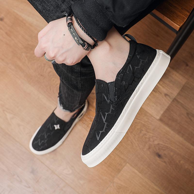 

Тканевая обувь мужская повседневная на одной педали, модная трендовая обувь для весны и осени, европейская мужская одежда, обувь для сочетания, прямые продажи с фабрики Вэньчжоу 40