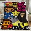 Streetwear Pop Art Collage Blanket Blanket Suitable For All Seasons Nap Blanket Machine Washable Digital Printing