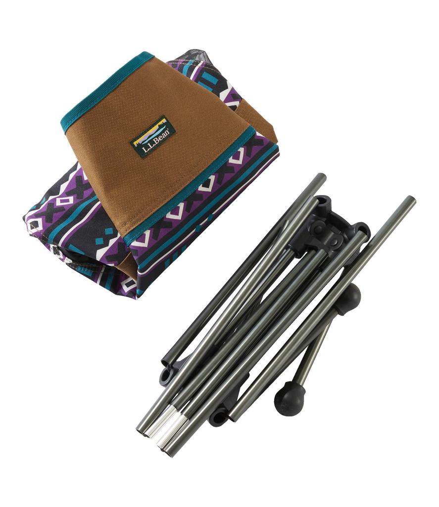 Pack Light Print Free Size Mountain Classic Brown 1000160324 L.L.Bean L.L.Bean Chair, Saddle/Black