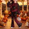 Kids Casual Long Sleeve Top and Pants Two-Piece Matching Outfit Set