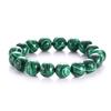 8mm Natural Stone Optimized Malachite Bracelet, Single-loop Bracelet, Couple's Bracelet Gift