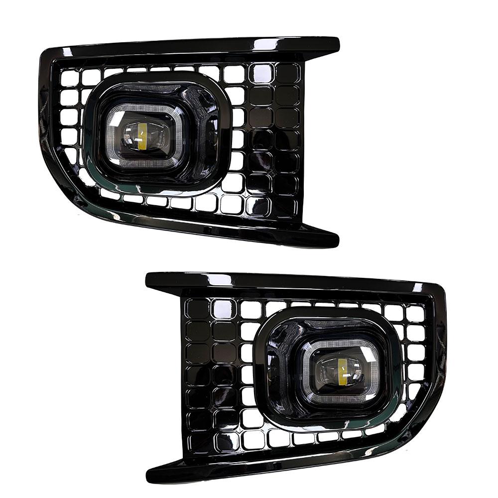 New Style LED Fog Lights Kit For Land Rover Defender 90 110 130 2020 2021 2022 Led Daytime Running Light Fog Lamp Headlight