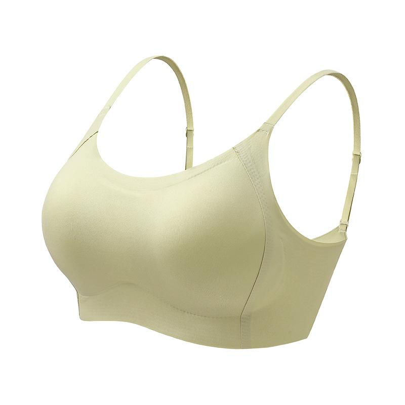 Summer Backless Bra for Women Gathering Sports Bra Collecting Accessory Breasts Anti Glare Strapless Bra Summer Seamless Bra