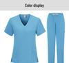 Unisex Medical Scrub Suit - Sweat-Absorbing, Heat-Dissipating Workwear for Hospital Operating Rooms