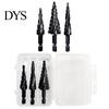 Twist Drills 3Pcs Drill Bits High-Hardness Sharp Spiral Hexagonal Handle Pagoda Combined Set for Workshop Step