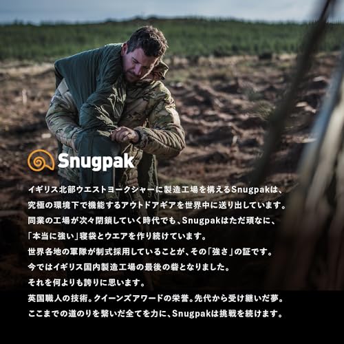 Snugpak Sleeper Expedition II Square Light Zip Sleeping Bag, Desert Tan, Fall/Winter Use [Comfortable Temperature -12°C] (Official Japanese Product)