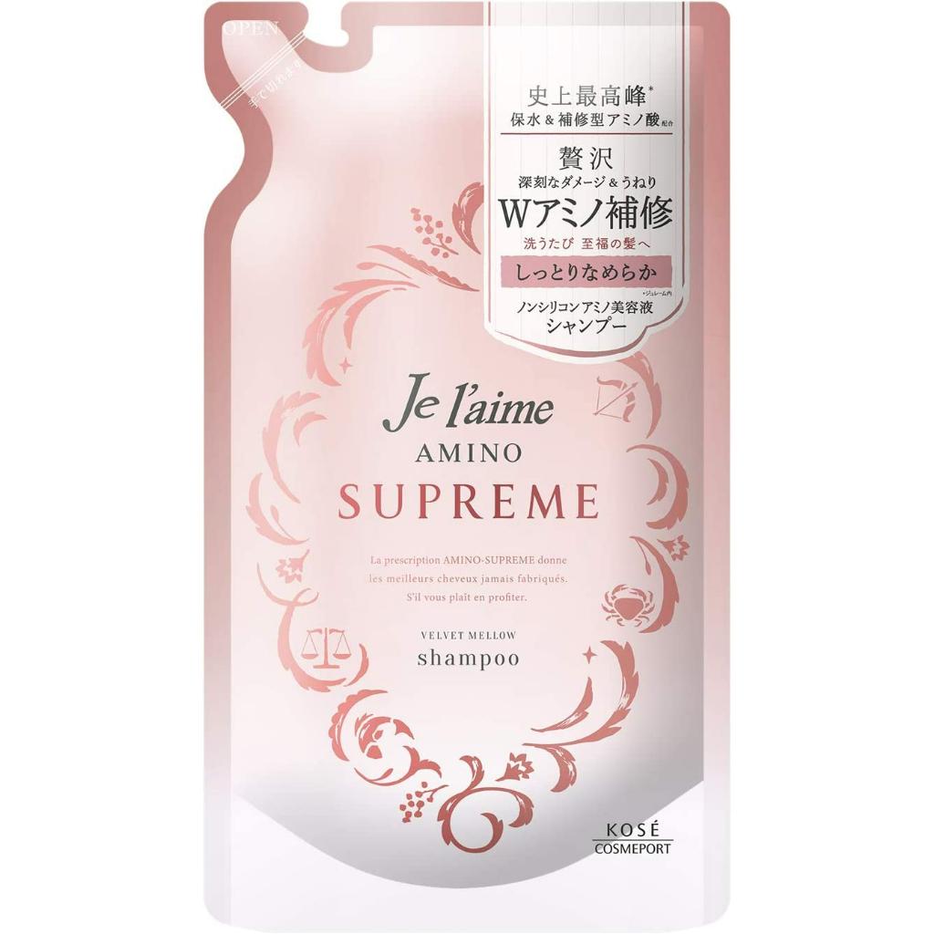 

In stock KOSE COSMEPORT Joureme Amino Velvet Mellow Shampoo Treatment Shampo Refill 350ml