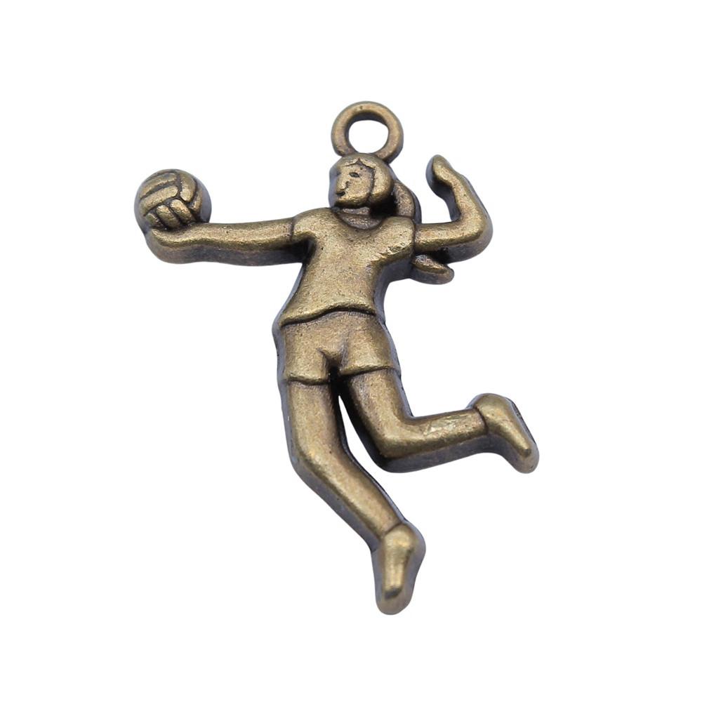Weightlifter Charms Athletes Pendants For Fitness Gym Themed Jewelry Making