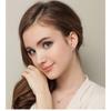 925 Sterling Silber Klee Glück Ohrstecker Koreanischer Stil Weiß Passend Einfache Ohrstecker Schmuck Silber Accessoires