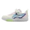 Li Ning Kids Sports Lifestyle Series Fashion Trend Non-Slip Wear-Resistant Low-Top Casual Shoes Kids Sneaker Off-White Pink YKNV012-12