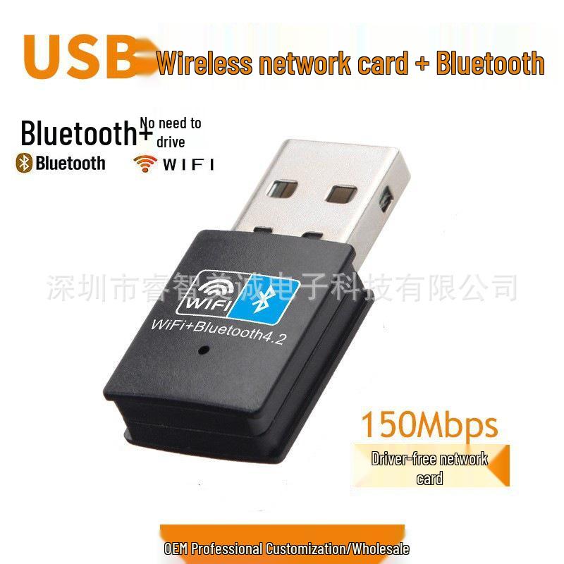 Dual-Band WiFi 6 USB AX1800 Bluetooth 5.4 2-in-1 Wireless Network Adapter