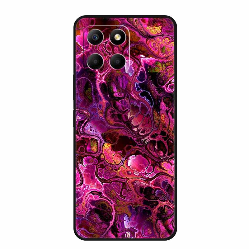 Cartoon Case For Honor X7c X8c X8b X5b Plus Play 9A X6b X6c Phone Case X 8 7 6 C Coque Cute Cat Black Silicone Soft Back Cover