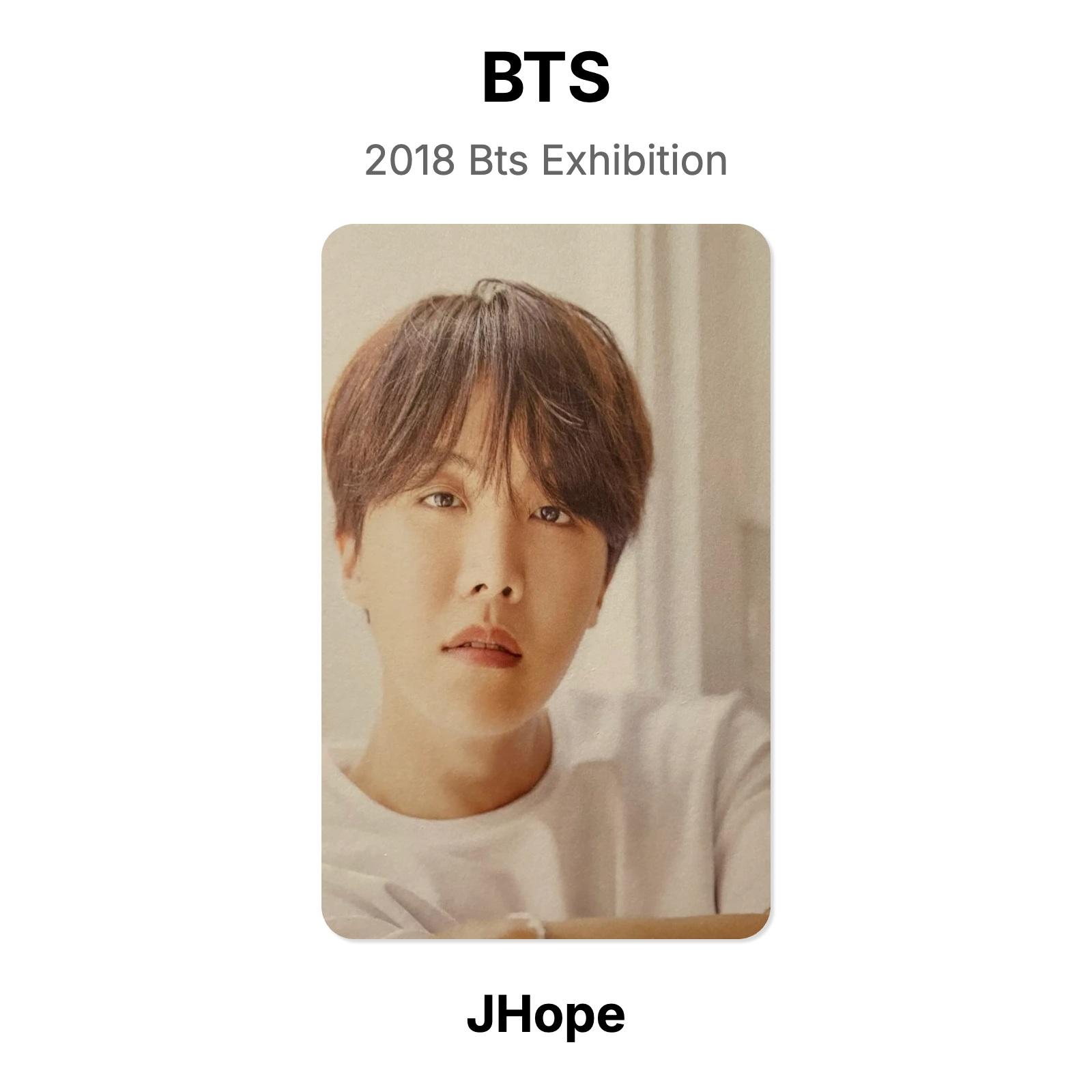 BTS 2018 Bts Exhibition Official Photocard J-Hope