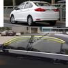 For Honda City 2015 2016 2017 2018  Car Body Styling Sticker Plastic Window Glass Wind Visor Rain/Sun Guard Vent Parts