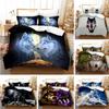 3D Digital Printing Kit Quilt Set Three-Piece Star Wolf