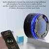 IPX7 Shower Speaker With RGB Lights & LED Display, Bluetooth Speaker With Detachable Suction Cup, 360° Clear Sound, Portable For Home & Travel