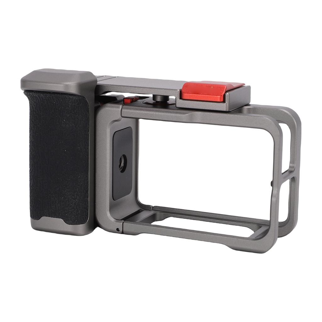 Cage Fit for DJI Action 5 4 3 Pro Action Camera Aluminum Alloy Anti Slip Camera Housing Frame Mount Case with Handle Grip