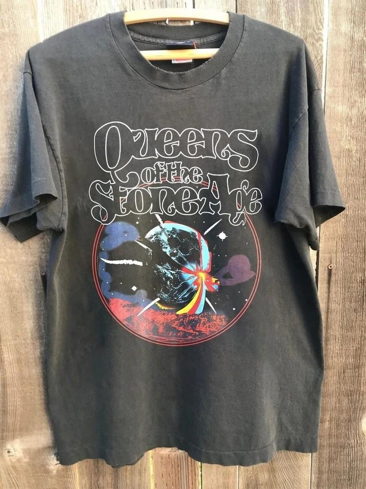 

Queens of the Stone Age Band Rock Charcoal Shirt Unisex Men Women S5XL Unisex T-Shirt XL