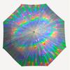 1pc Rainbow Starburst Automatic Open/Close Umbrella with Windproof, 8-Rib Sturdy Canopy, Durable Ribs, Fashionable Design1238A