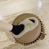 Cotton Slippers Ins Home Fluffy Slippers Women Wear New Thick Bottom Cross Internet Celebrity Spring and Autumn Muffin 2025 Tide