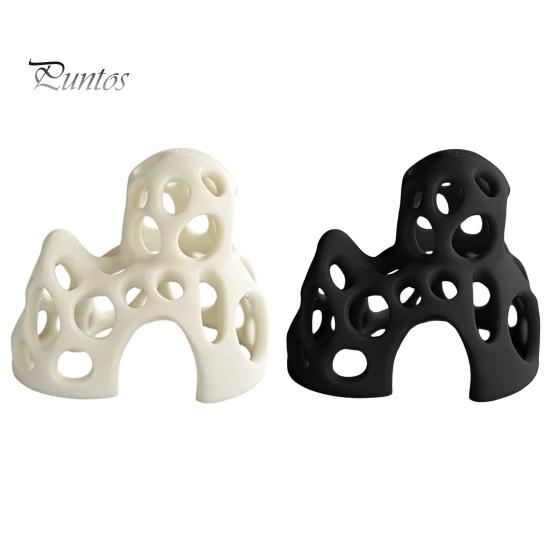 Juvenile Fish Cave 3D Printed Aquarium Shrimp Cave, Hollow Out Tank Shelter, Natural Underwater Landscape Safe Hideout for Hiding, Resting,