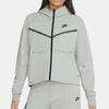 Nike Sportswear Tech Fleece Windrunner Full-Zip Hoodie Dark Grey Heather Black For Women CW4299-063
