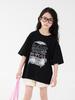You Jia Meng Mädchen Baumwoll-Kurzarm-T-Shirt mit Aufdruck - Sommer Freizeitmode