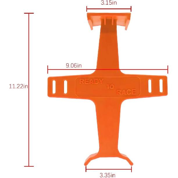 Motorcycle Suspension Fork Support Guard Transportation Protector, Orange