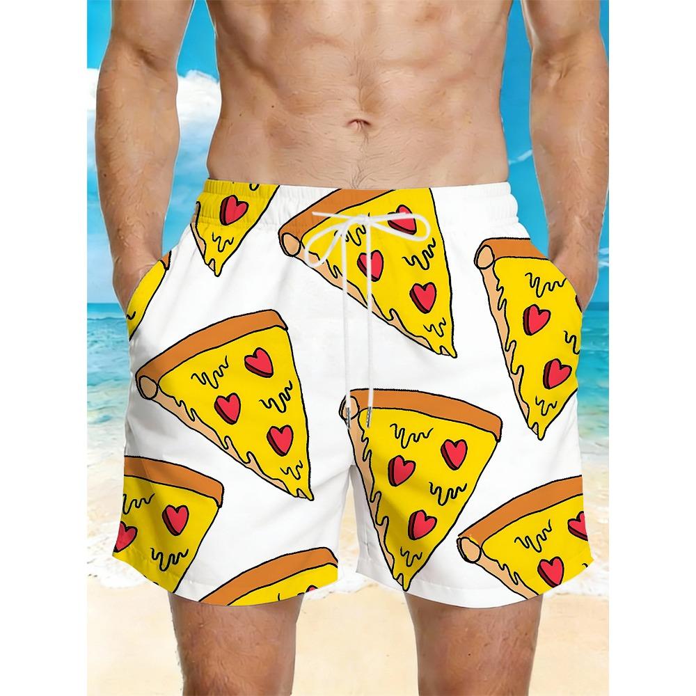 Men s Casual Shorts Outdoor Wear Fun Creative Colorful 3D Printed Shorts Loose Casual Plus Size Breathable Vacation Style Summer Versatile Shorts S