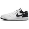 Jordan Air Jordan 1 Vintage Basketball Shoes Men's Low top Black/Gray/White 553558-132(Team32-)
