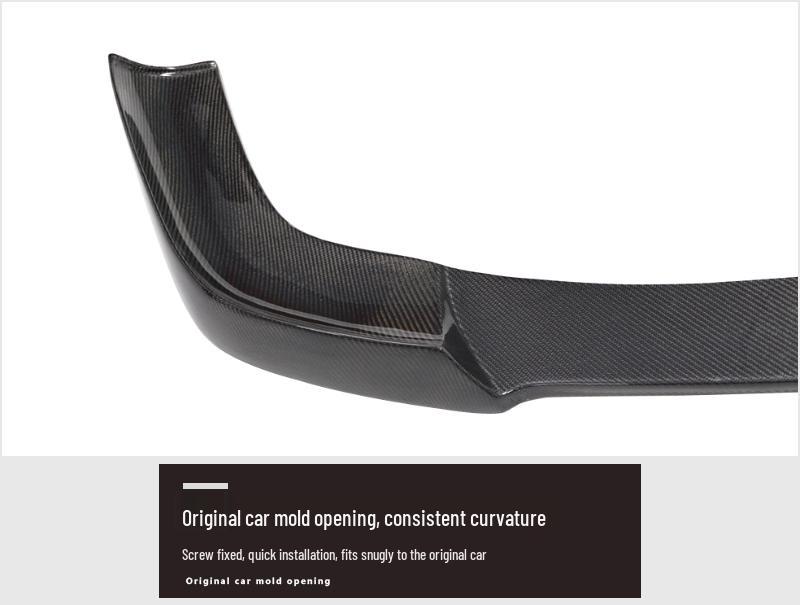 Mercedes-Benz Carbon Fiber Small Body Kit Front Lip Splitter Spoiler.