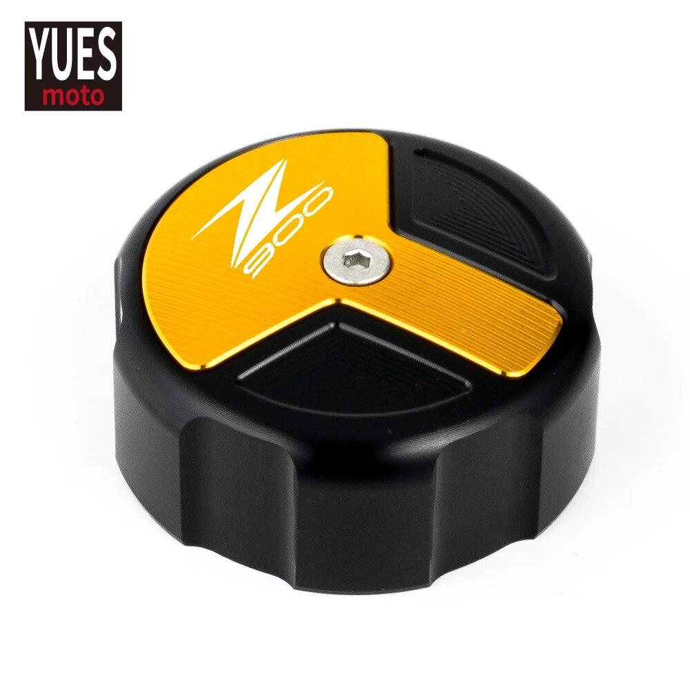 Motorcycle Accessories CNC Front & Rear Brake Fluid Cylinder Master Reservoir Cover Cap For Kawasaki Z900 2017 2018