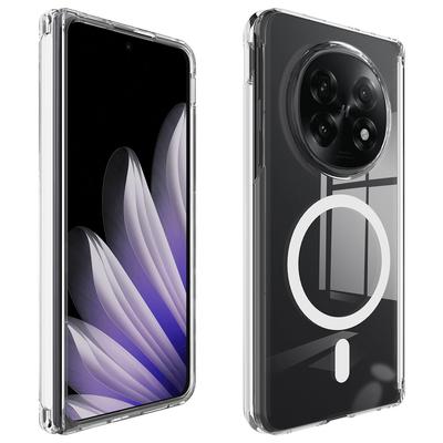 For Oppo Find N5 5G/OnePlus Open 2 Clear Case TPU + Acrylic Magnetic Phone Cover