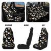 Car Seat Covers Full Set Digital Print Abstract Art Waterproof Airbag Compatible Front Rear Seat Cushions Cars SUVs Trucks