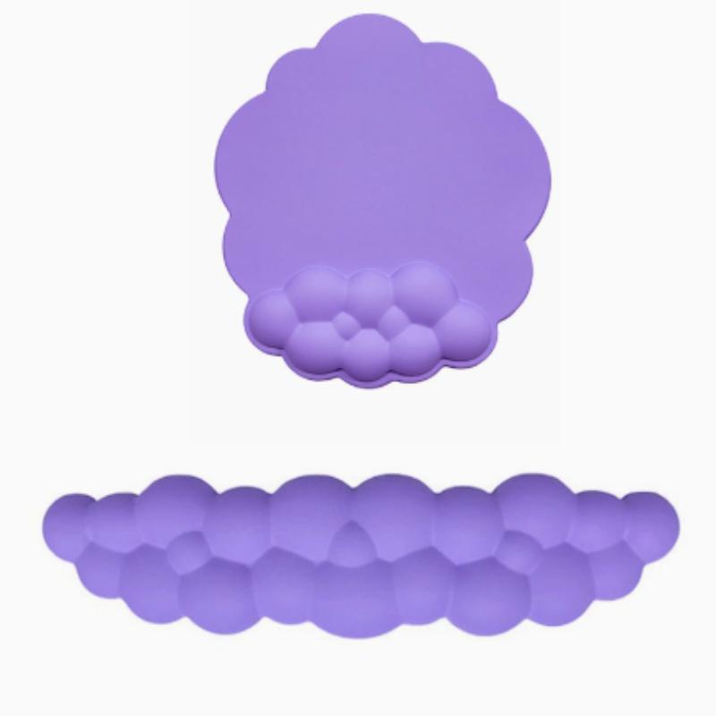 Keyboard Cloud Wrist Rest Memory Foam Keyboard Palm And Rubber Base Rest Ergonomic Keyboard Pad Wrist Support For Pain Relief Mo