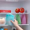 1L Silikone Opbevaringspose God Tætning Fødevarebevaring Organizer Køleskab Frugtopbevaringspose Mikrobølgeovn Dampdesinfektionspose Fødevareopvarmningspose