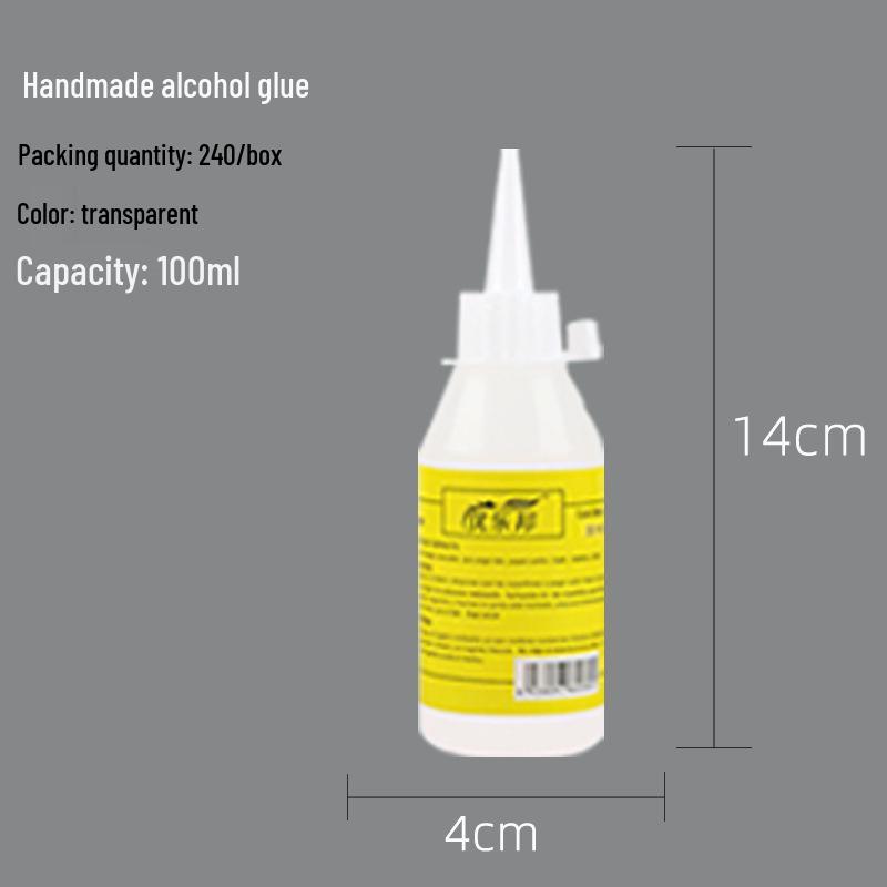 Kids' DIY Transparent Alcohol Glue - 30ml for Crafts: Ideal for Non-woven Fabric, Kindergarten Projects, Hemp Rope & Handmade Creations