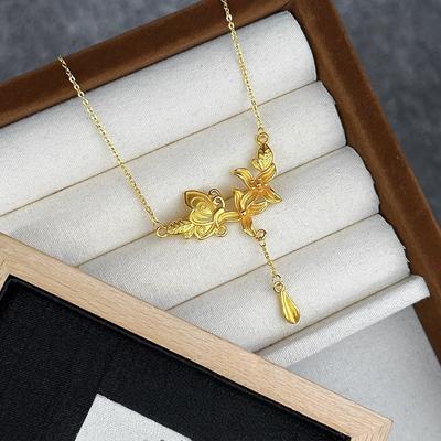 Necklace Women's Light Luxury High-end Sense Niche Design Sense Wedding Chain Jewelry