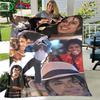 Calda Moda Pop Star M-Michael Jackson Coperta in Flanella per Adulti e Bambini Decorazione Divano Letto Coperta Portatile Regalo
