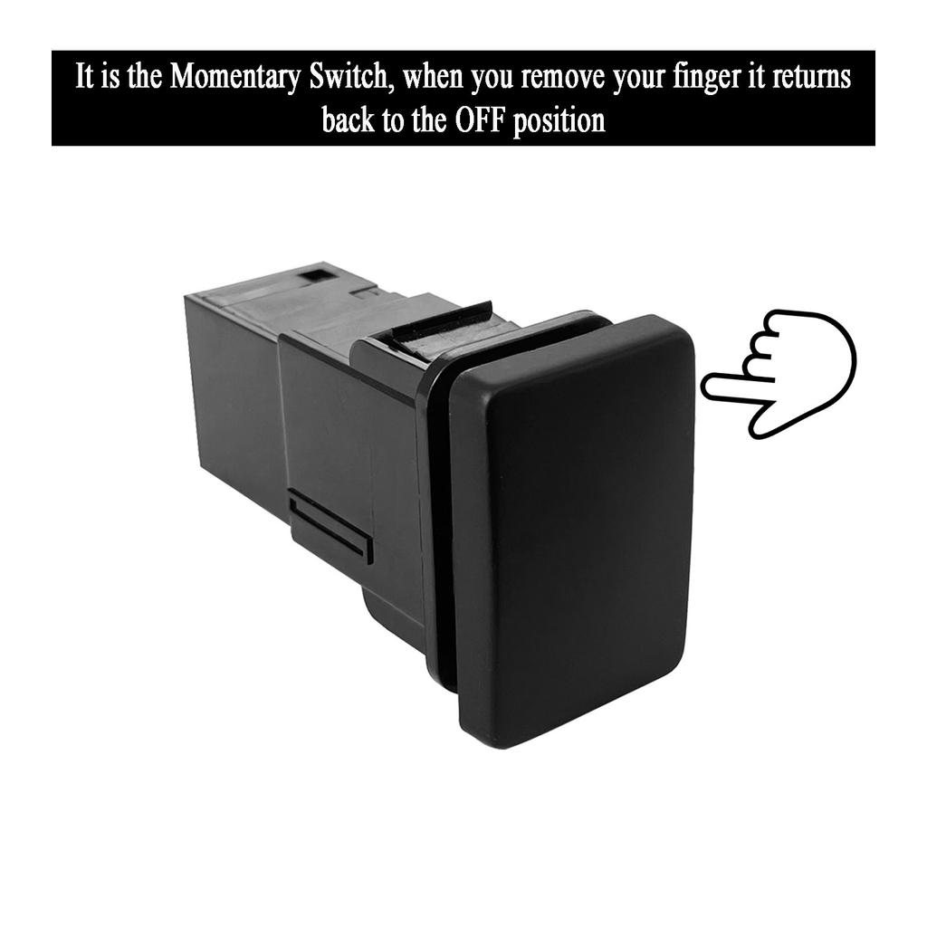 12V LED Push Button Switch Connector for Toyota Hilux Land Cruiser Prado 150 200 Series 4Runner RAV4 Hiace Tundra Corolla FJ Fog