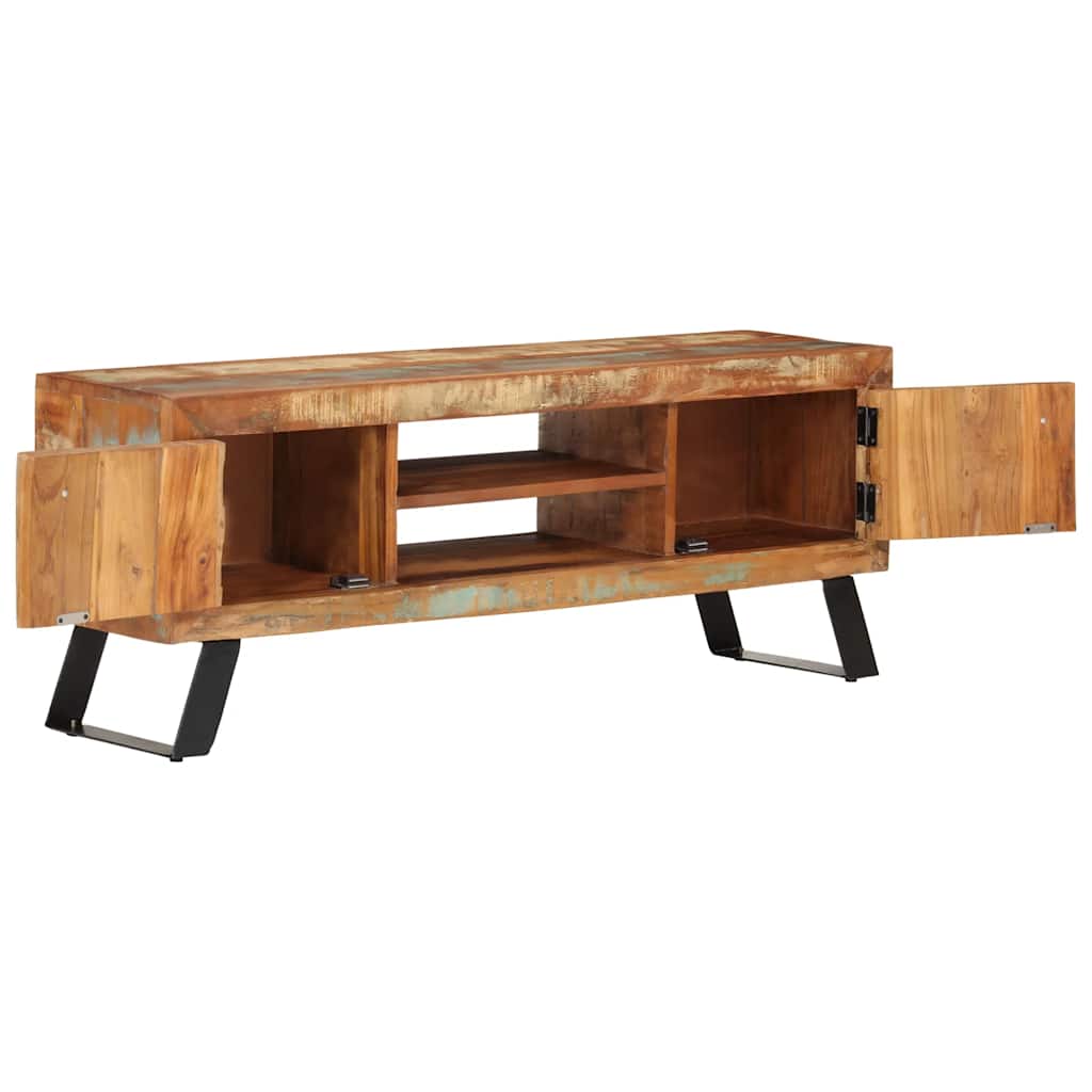 TV Cabinet 112 x 30 x 45 cm Reclaimed Solid Wood