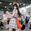 Fox Ear Headband and Tail Set for Fox Fox Fox and Perfect for Watching and Cosplay [mefeny] 2-Piece Dance, Ears, Headband, Tail, Baseball, Halloween,