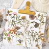 40pcs Flowers Stickers Daisy Deco for Junk Journal Stationery Supplies Stickers Junk Journals Scrapbooking Stickers