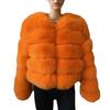 VAYLA Damenmode Kunstpelzmantel Super Heiß Herbst Winter Damen Kurze Kunstfuchs Fell Flauschige Jacke Hohe Qualität Top Damen Pelzmäntel