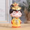 Garneck 2Pcs Chinese Empress and Emperor Cake Decoration Traditional Chinese Figurines Resin Tabletop Decor Statues for Wedding Birthday Bridal