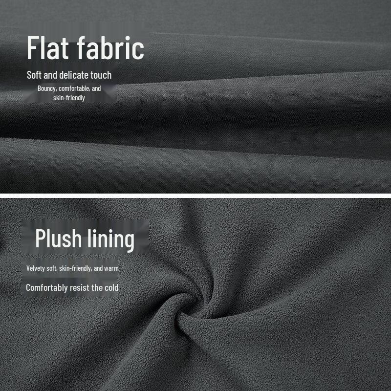 HLA Men's Fleece-Lined Round Neck Sweatshirt